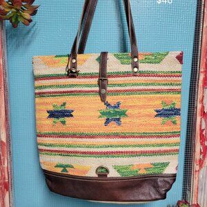 MYRA Bag Owner's Pride Tote Bag Purse BOHO Southwest Theme